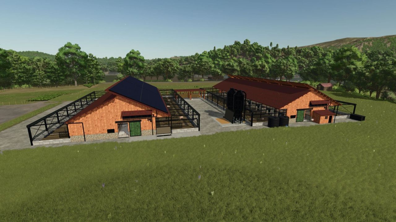 Сучасний свинарник для Farming Simulator 25