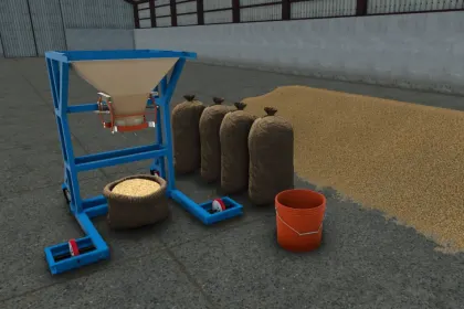 Getreideverpackungspaket mit Eimer für Farming Simulator 25