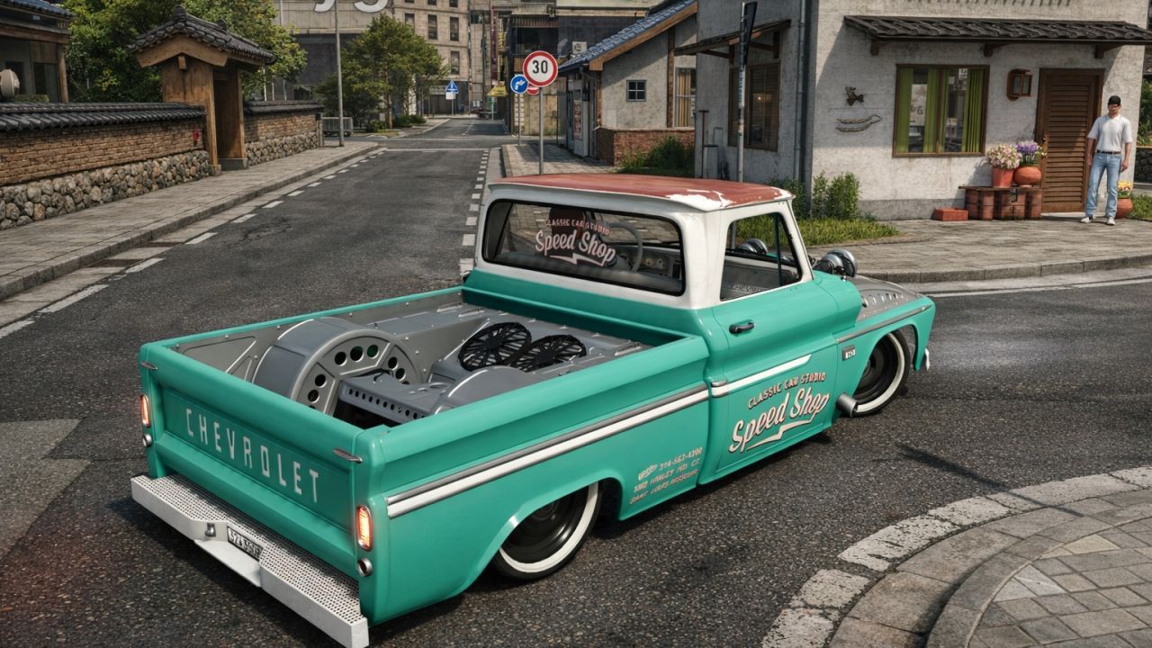 Автомобіль Chevrolet C10 1966 для Farming Simulator 25