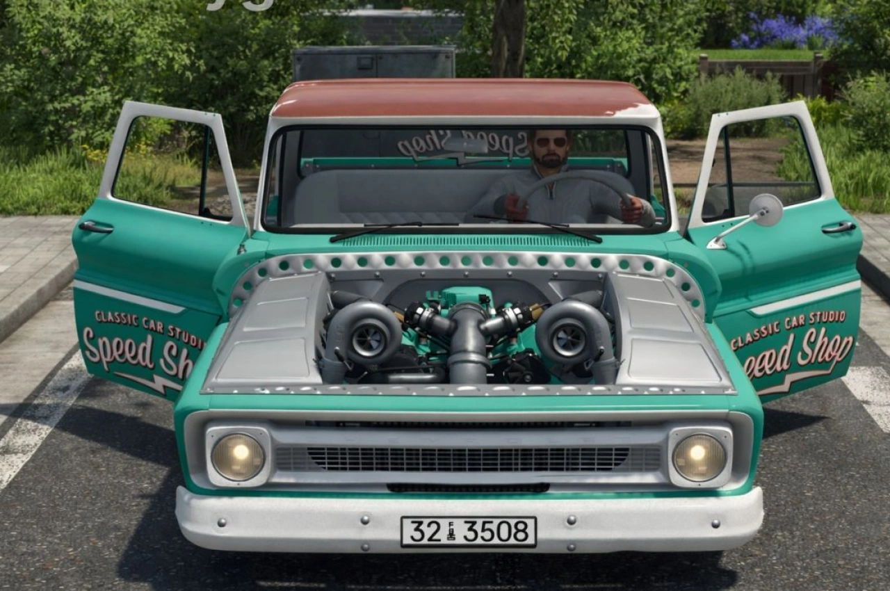 Автомобіль Chevrolet C10 1966 для Farming Simulator 25