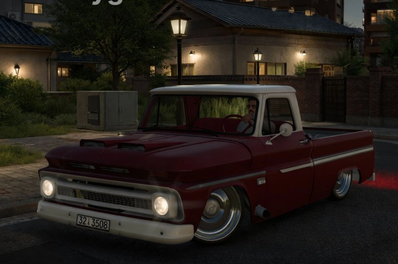 Автомобіль Chevrolet C10 1966 для Farming Simulator 25