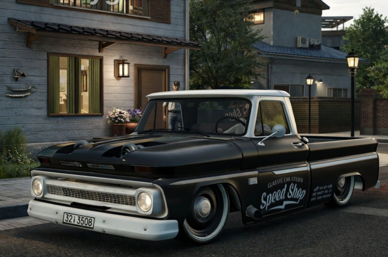 Автомобіль Chevrolet C10 1966 для Farming Simulator 25