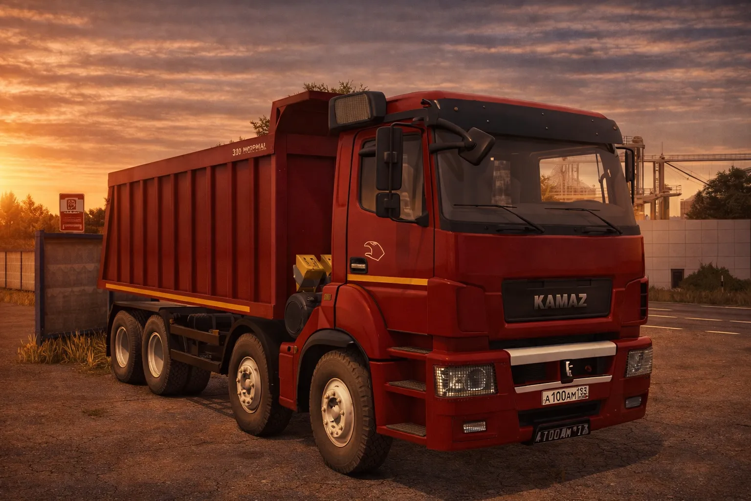 Мод на вантажівку Kamaz 65801 v1.0.0.0 для Farming Simulator 25