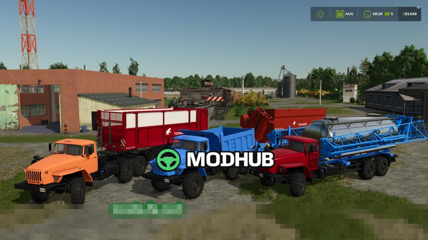 Мод на пак Tonar Ural v1.0.0.0 для Фермер Симулятор 25