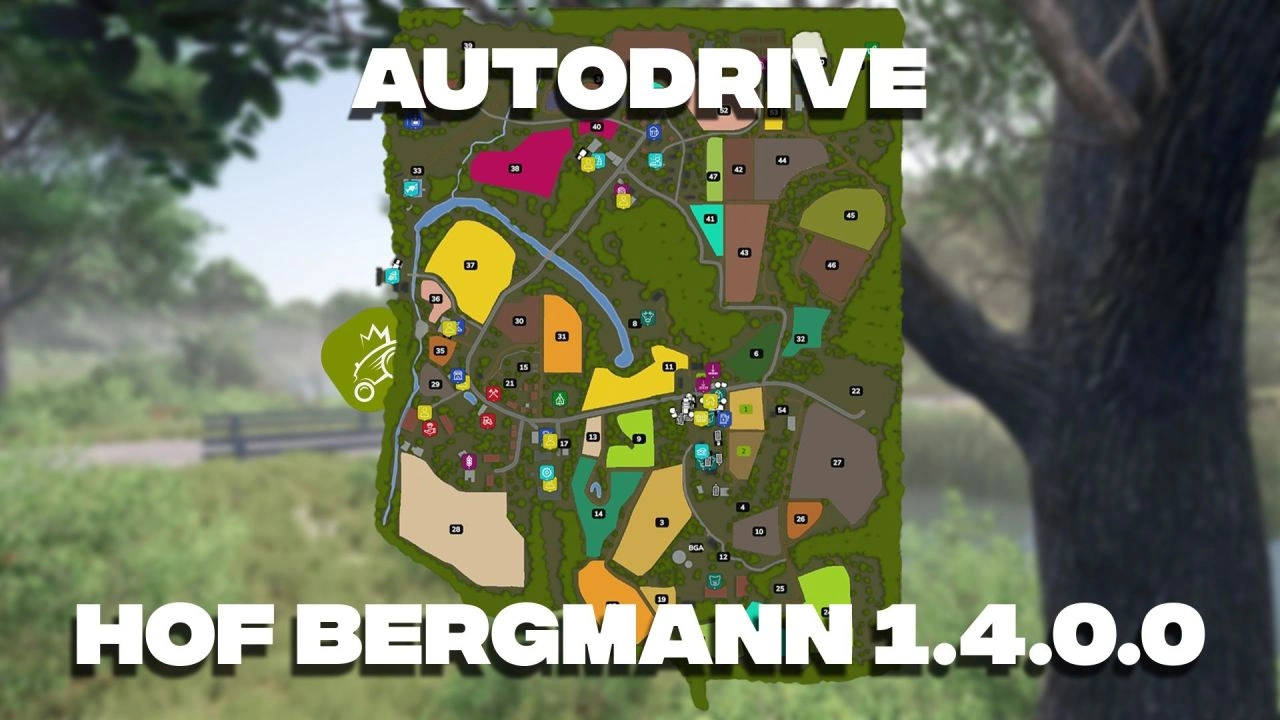 Скрипт Autodrive Hof Bergman 1.4.0.0 для Farming Simulator 25