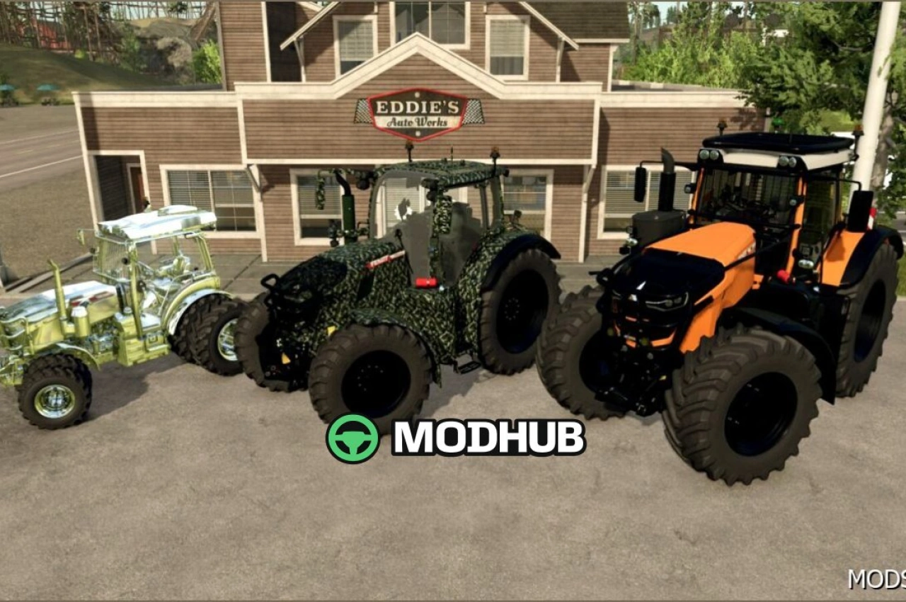 Трактор Fendt Vario Forestry Edition Pack для Farming Simulator 25