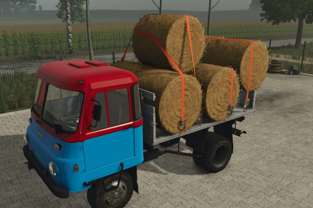 Вантажівка Robur LO 3001 для Farming Simulator 25