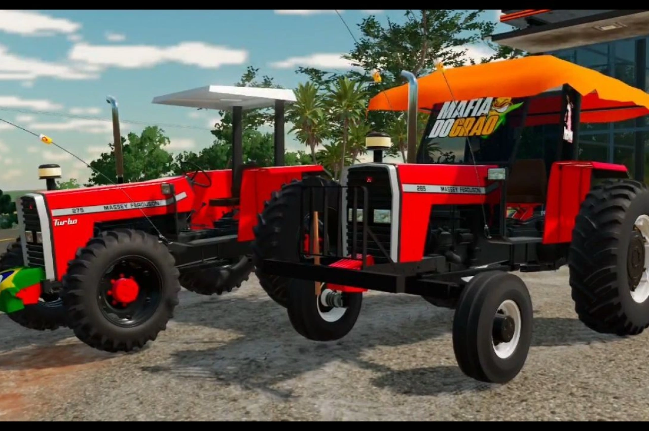 Traktor Massey Ferguson 200 Series 4 Cyl für Farming Simulator 22