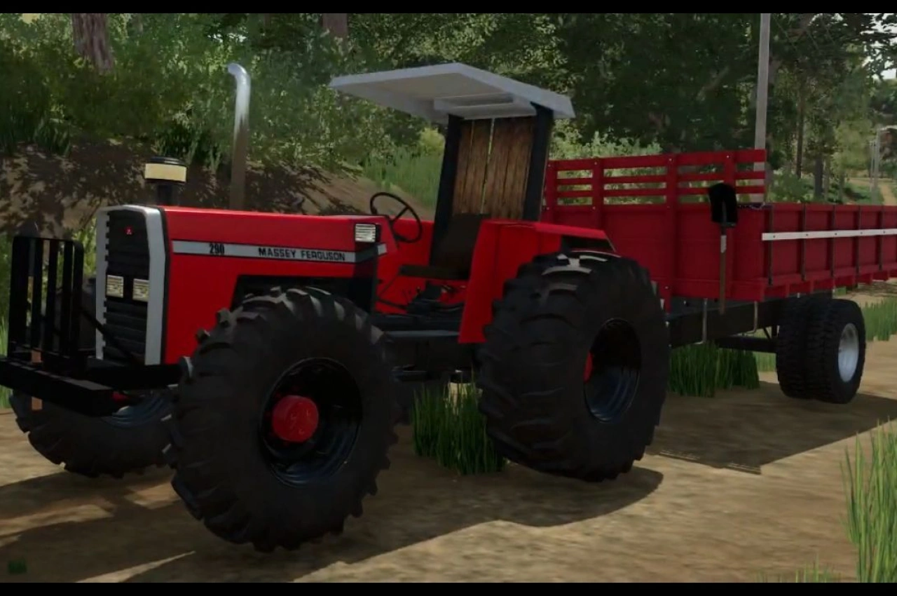 Traktor Massey Ferguson 200 Series 4 Cyl für Farming Simulator 22