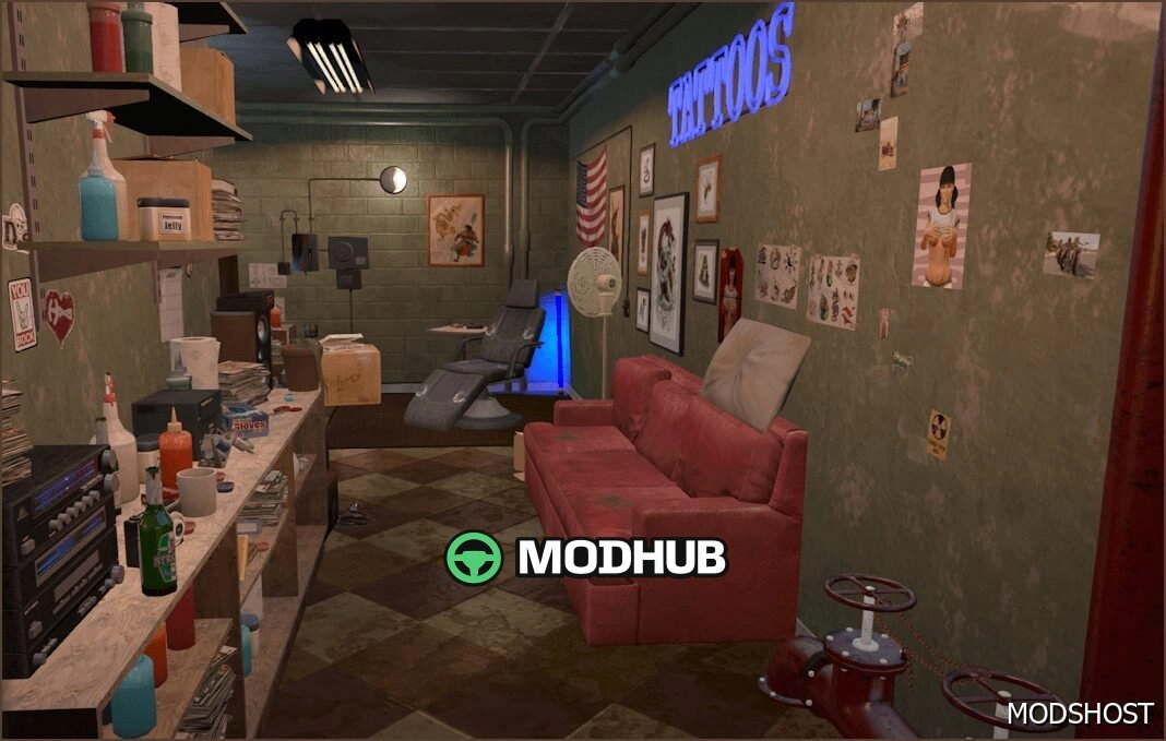 Карта Тату Студії для GTA 5