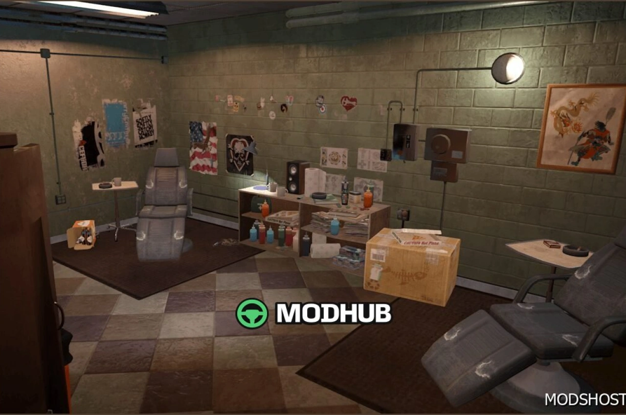 Карта Тату Студії для GTA 5