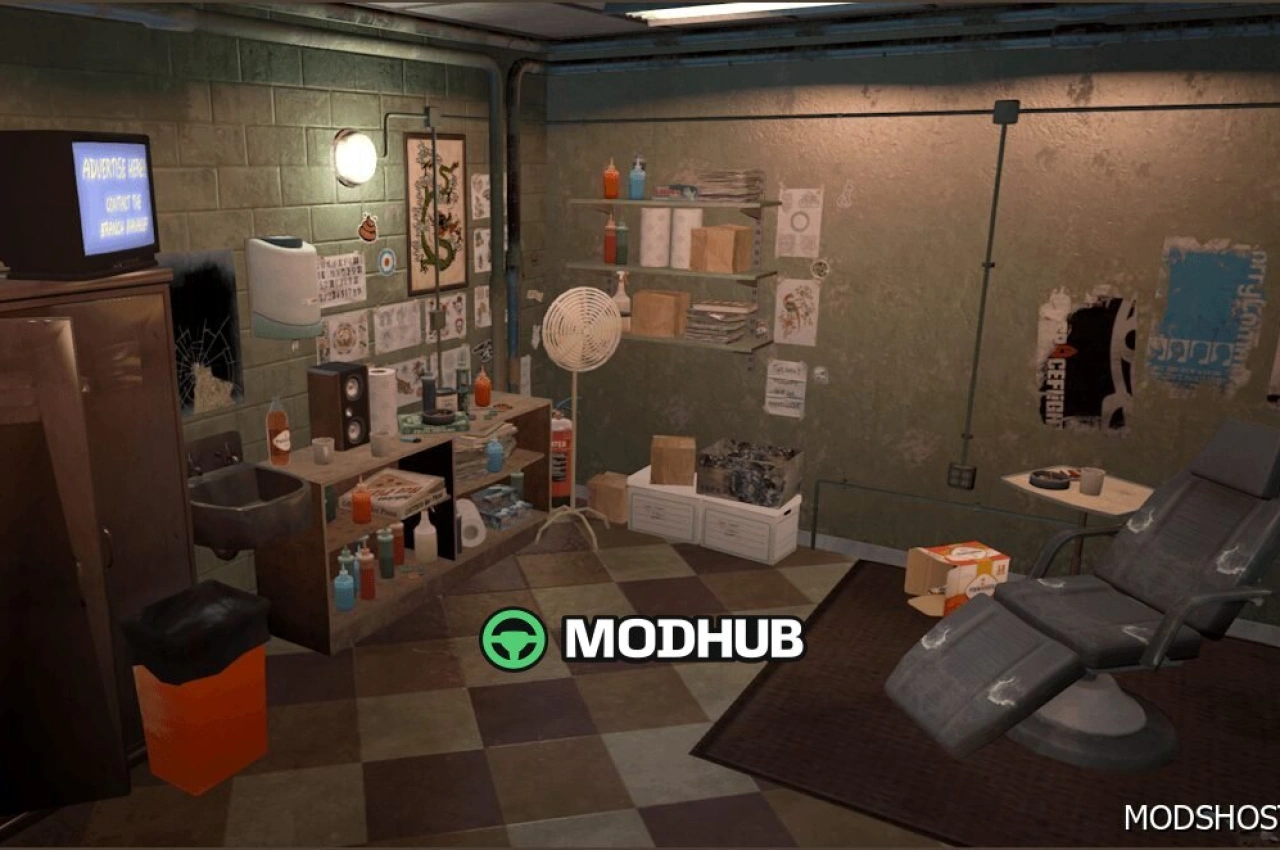 Карта Тату Студії для GTA 5