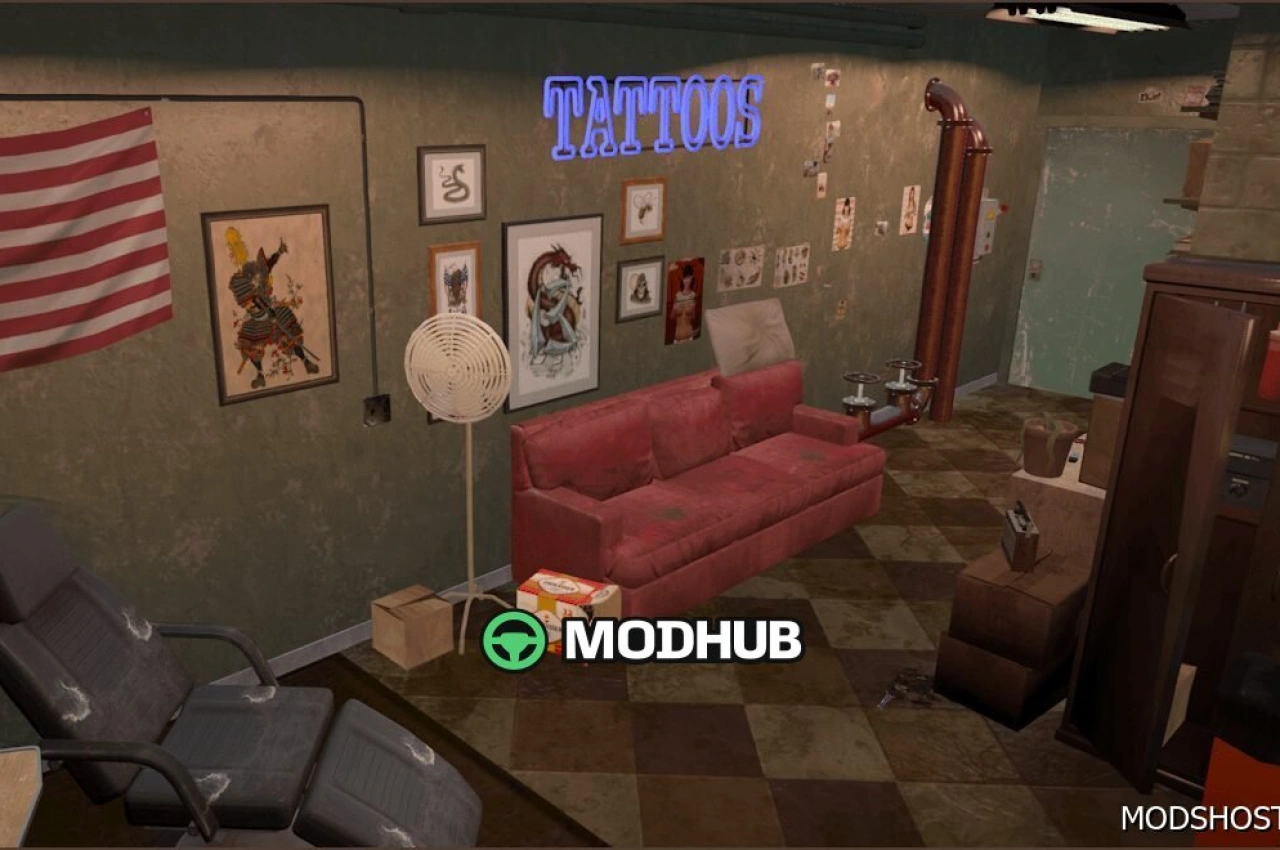 Карта Тату Студії для GTA 5