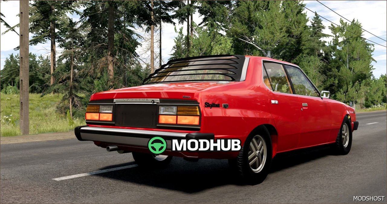 Автомобіль Nissan Skyline C210 для BeamNG.drive