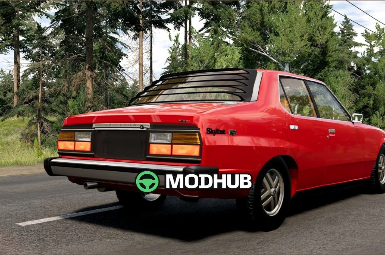 Автомобіль Nissan Skyline C210 для BeamNG.drive