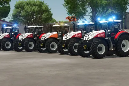 Ефективний Трактор Steyr Terrus Gen 2 у Версіях Пожежної Служби та Комунальників для FS25 — 1