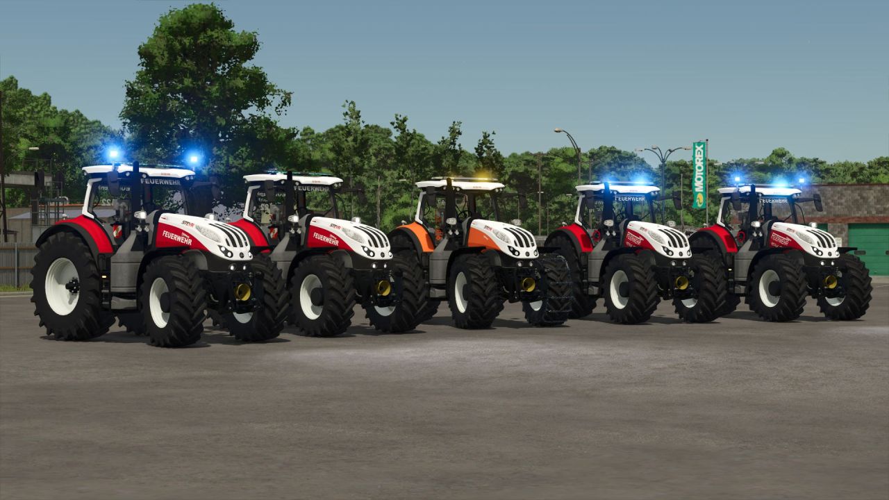 Ефективний Трактор Steyr Terrus Gen 2 у Версіях Пожежної Служби та Комунальників для FS25