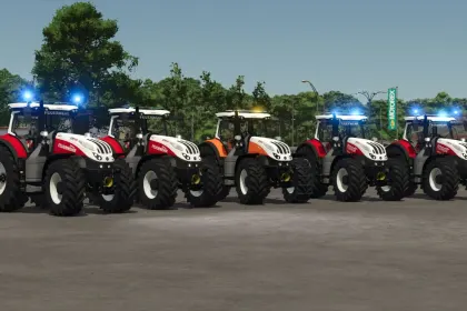 Ефективний Трактор Steyr Terrus Gen 2 у Версіях Пожежної Служби та Комунальників для FS25 — 2