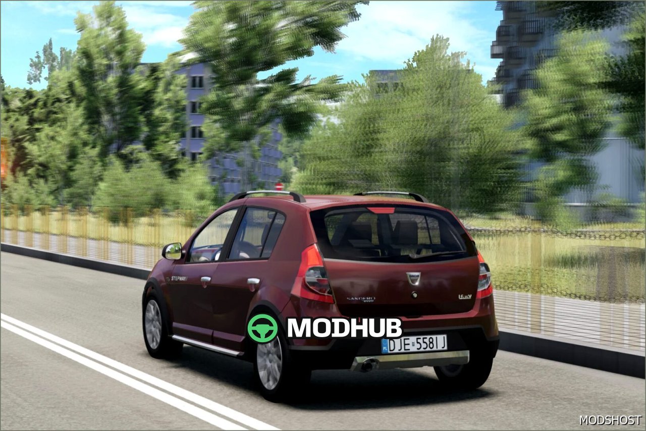 Auto Dacia Sandero B90 V2.0 für BeamNG.drive