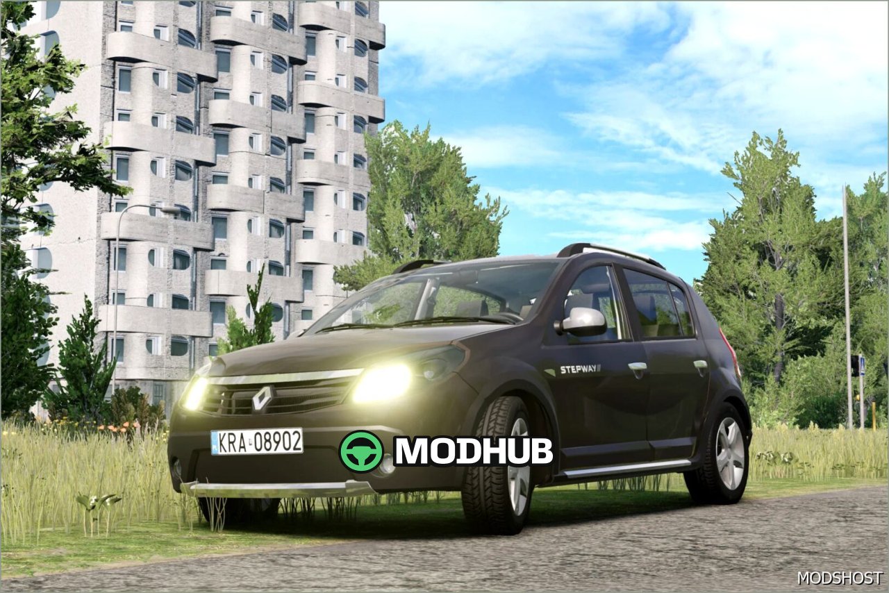 Auto Dacia Sandero B90 V2.0 für BeamNG.drive