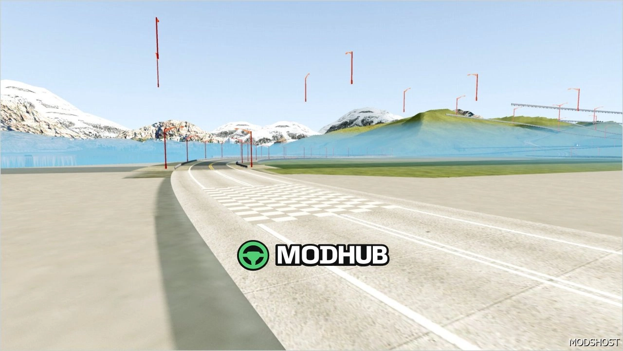 Карта Ford Racing 2 BAY A V3.0 для BeamNG.drive