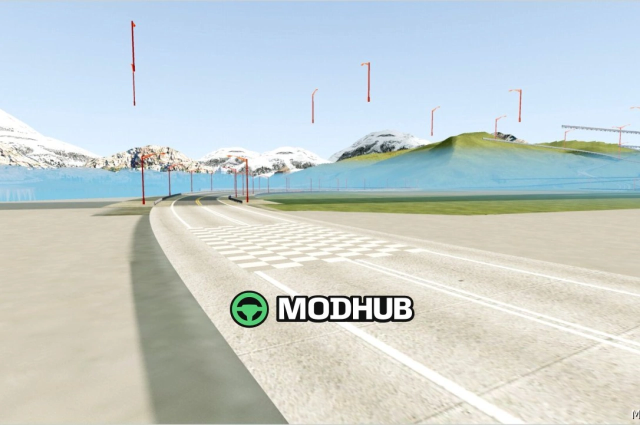 Карта Ford Racing 2 BAY A V3.0 для BeamNG.drive