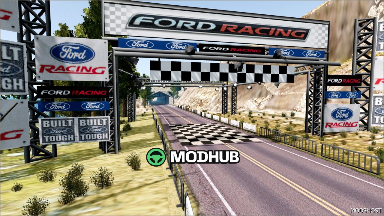 Карта Ford Racing 2 BAY A V3.0 для BeamNG.drive