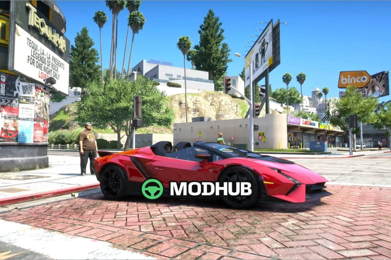 Автомобіль Lamborghini Autentica для GTA 5