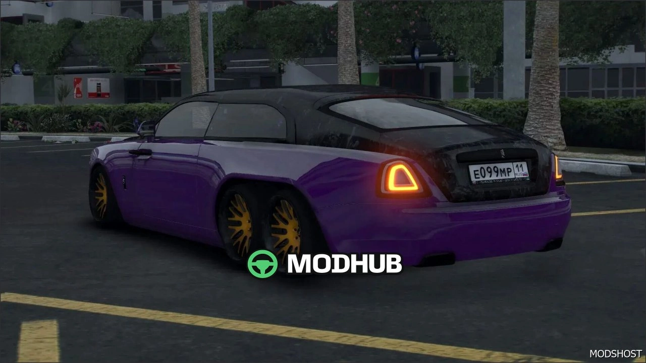 Автомобіль Rolls Royce Wraith Mansory 6×6 для GTA 5