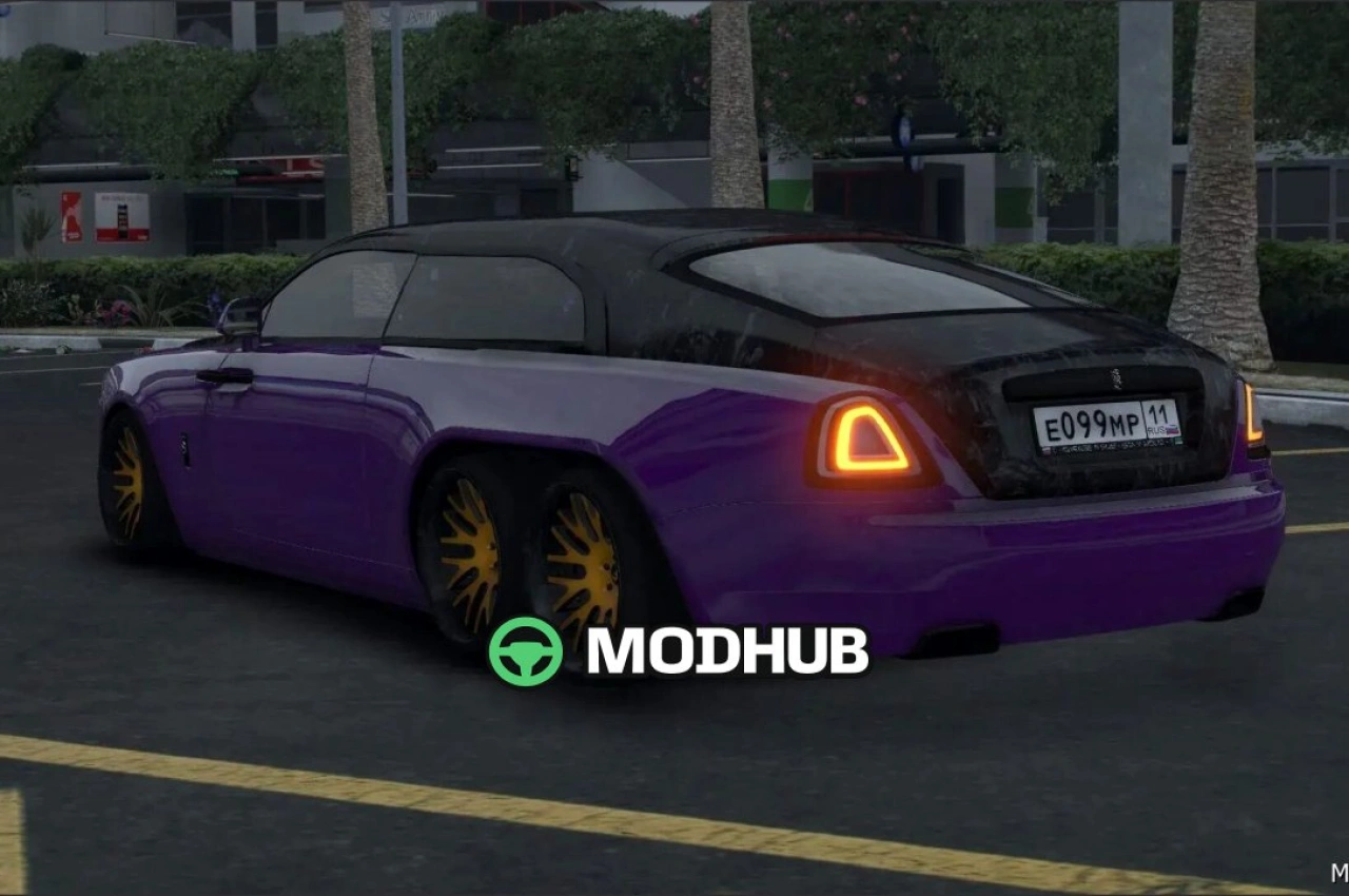 Автомобіль Rolls Royce Wraith Mansory 6×6 для GTA 5