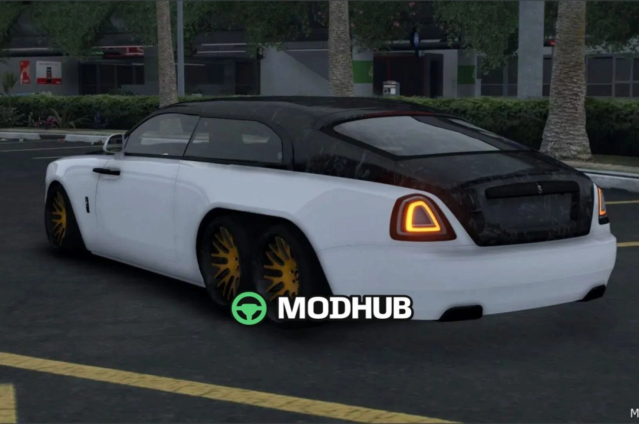 Автомобіль Rolls Royce Wraith Mansory 6×6 для GTA 5