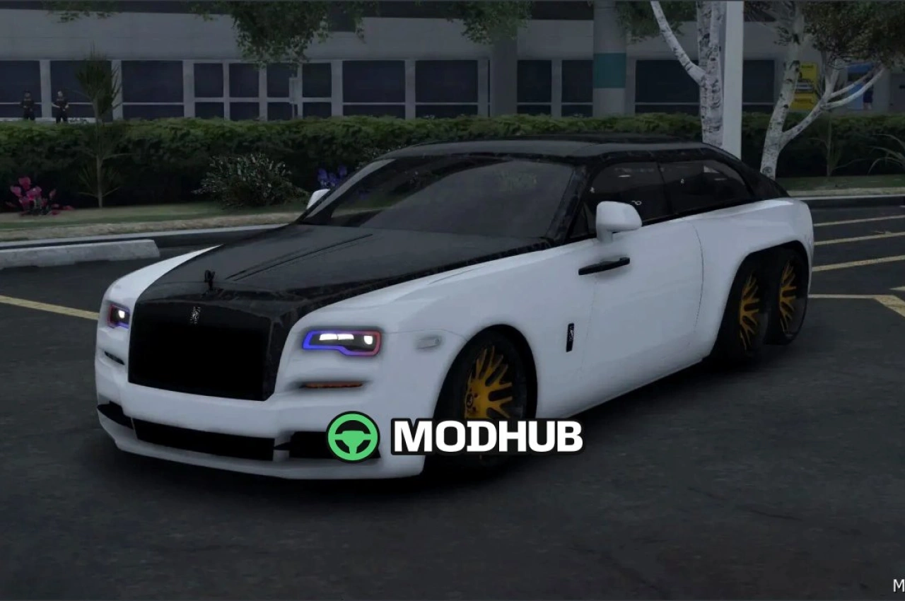 Автомобіль Rolls Royce Wraith Mansory 6×6 для GTA 5