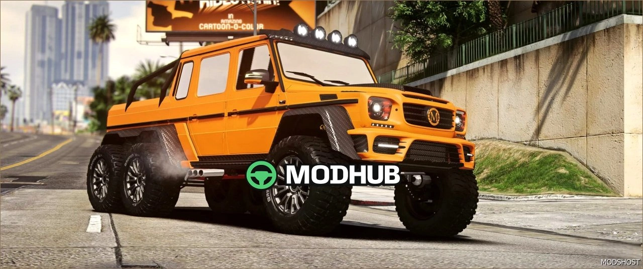 Автомобіль Mercedes Benz G63 AMG 6×6 для GTA 5