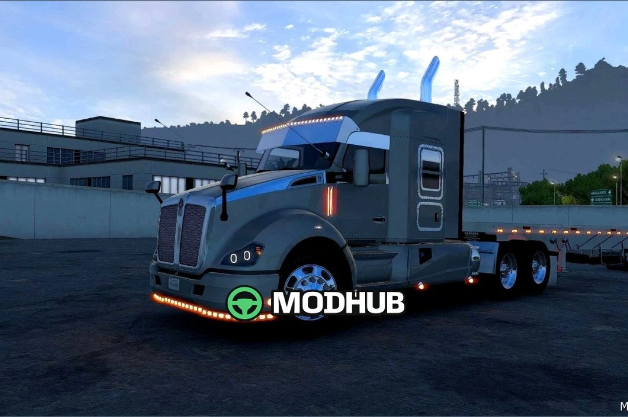 Вантажівка Kenworth T680 для American Truck Simulator