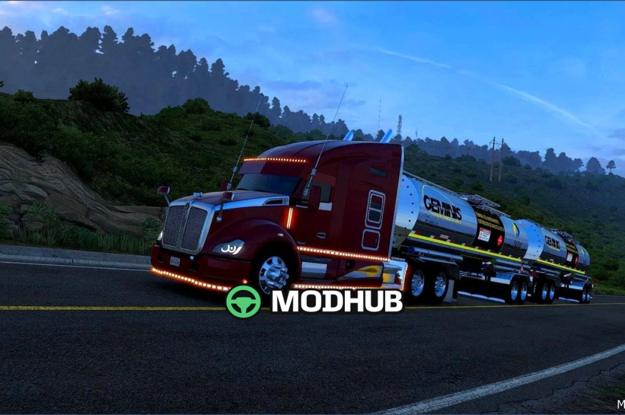 Вантажівка Kenworth T680 для American Truck Simulator