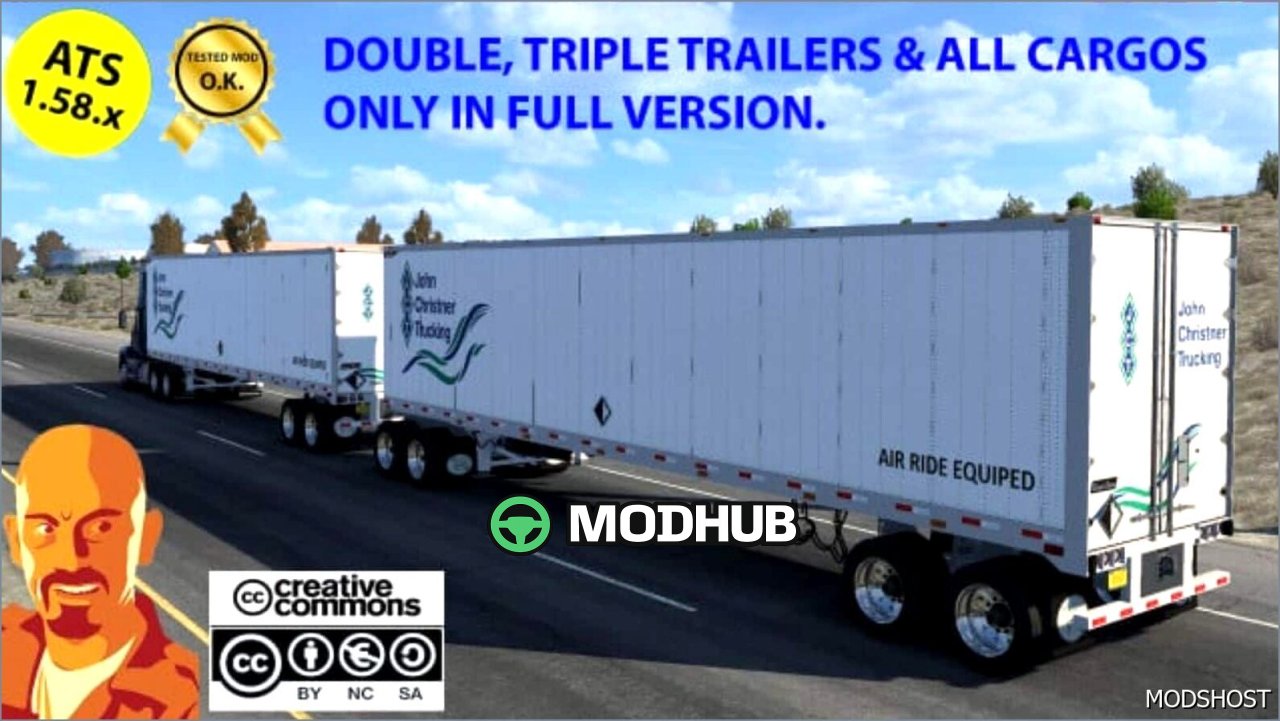 Great Dane Anhänger Sammlung V3.0 für American Truck Simulator