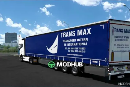 Skórka Trans MAX do Euro Truck Simulator 2