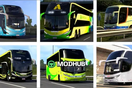 Autobusy Paradiso do Euro Truck Simulator 2