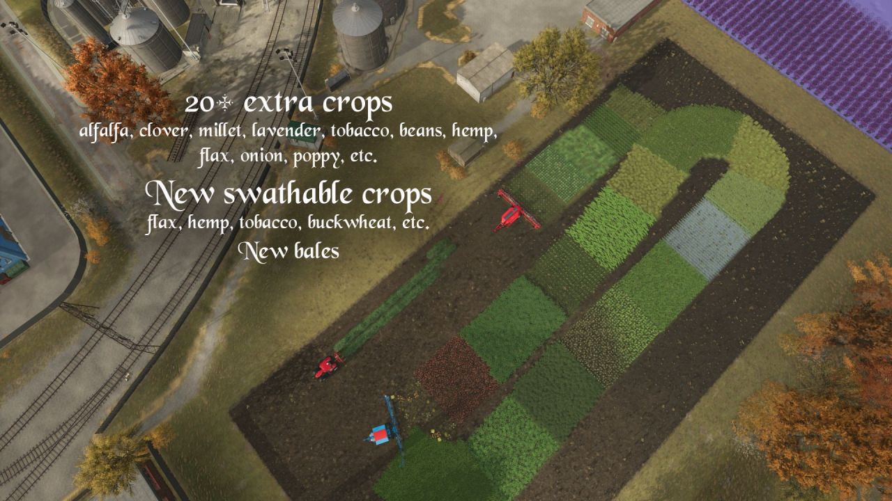 Ефективна Карта Riverbend Springs Multifruit для Farming Simulator 25 — 30+ Нових Культур і Нові Ланцюги Кормів