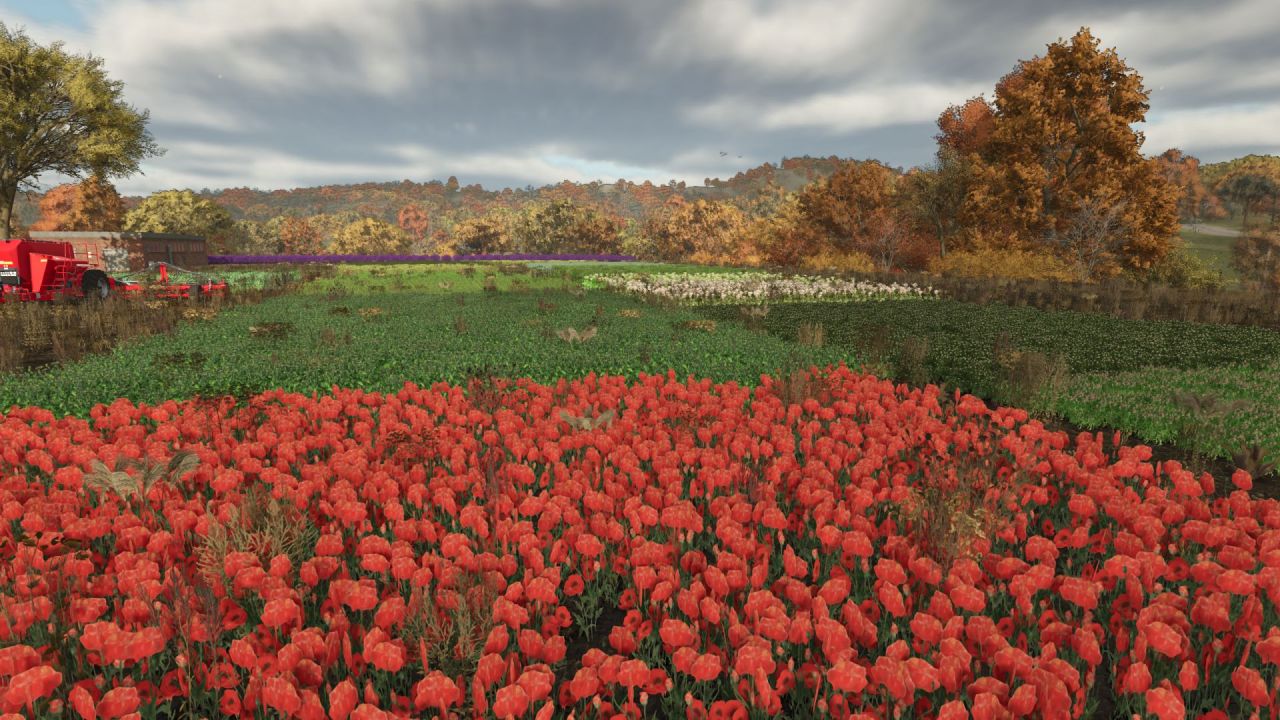 Ефективна Карта Riverbend Springs Multifruit для Farming Simulator 25 — 30+ Нових Культур і Нові Ланцюги Кормів