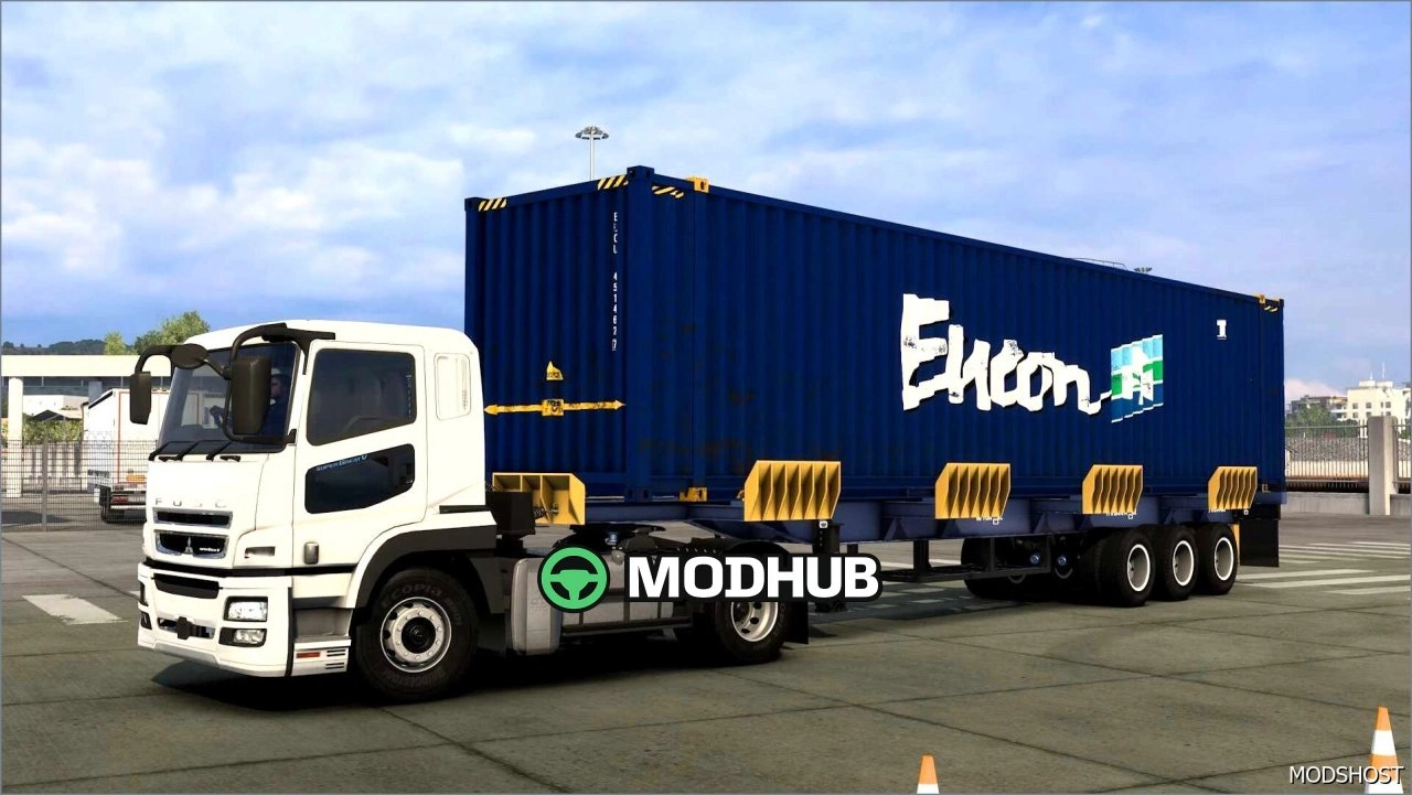 Причеп Diamond Port Trailer для Euro Truck Simulator 2