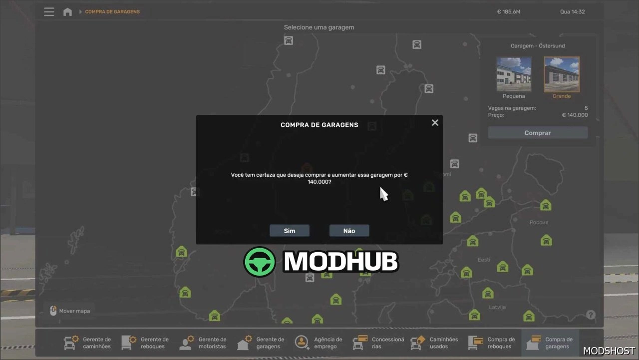 Гараж Half Price для Euro Truck Simulator 2