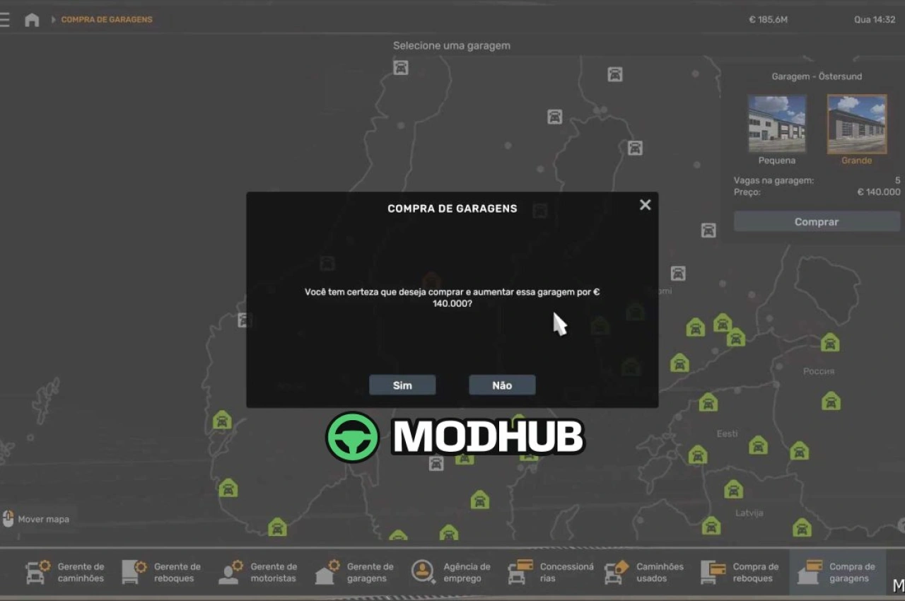 Гараж Half Price для Euro Truck Simulator 2