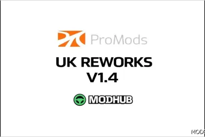 UK Reworks and Improvements V1.4 Map for Euro Truck Simulator 2