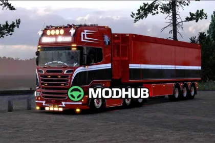 Truck Scania R580 Adwin Stam V8.0 for Euro Truck Simulator 2