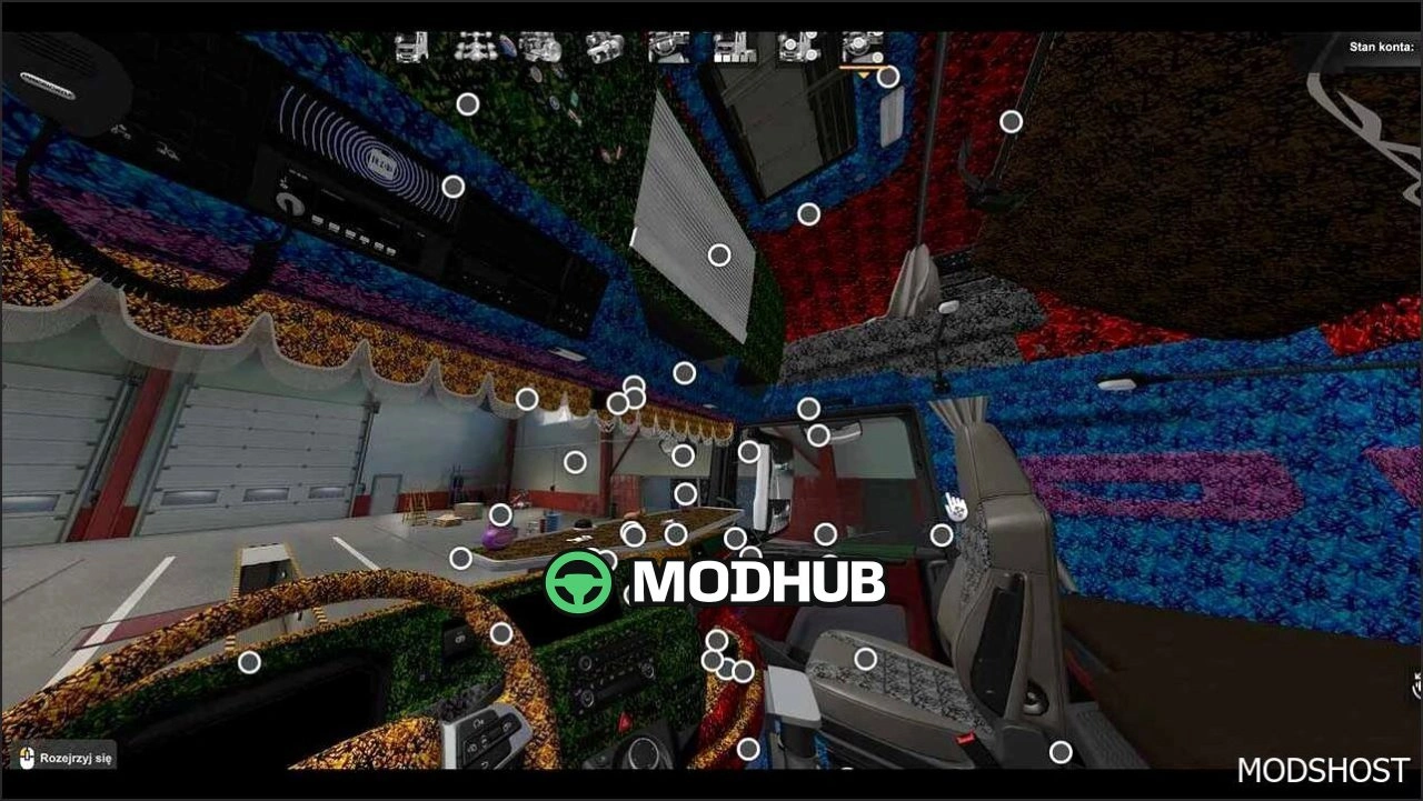 Додатки для інтер'єру MAN TGX 2020 для Euro Truck Simulator 2