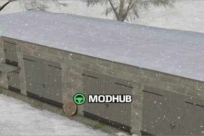 Polnische Garage mit Dachboden für Farming Simulator 25 — 2