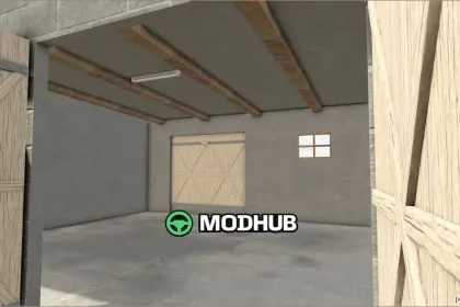 Polnische Garage mit Dachboden für Farming Simulator 25 — 3