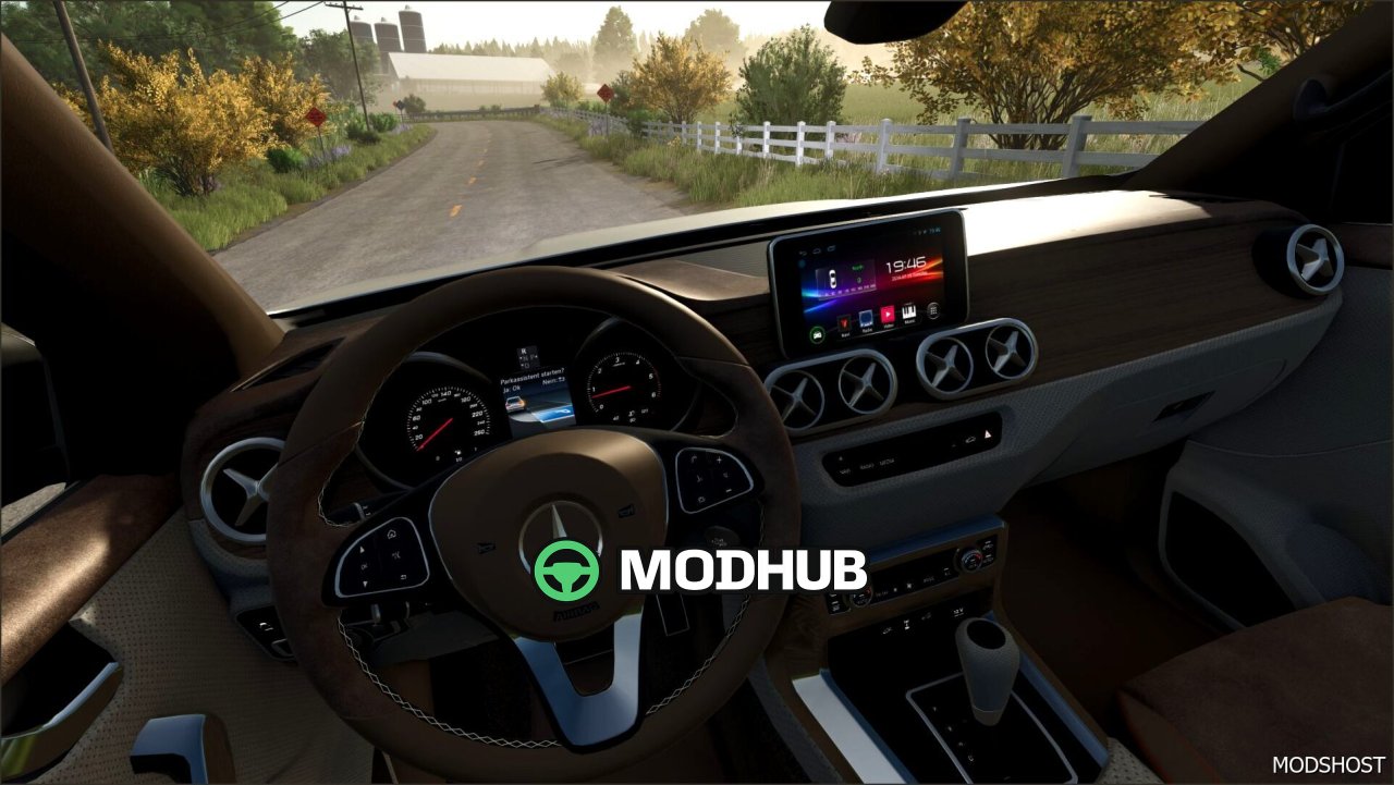 Автомобіль Mercedes X Class для Farming Simulator 25