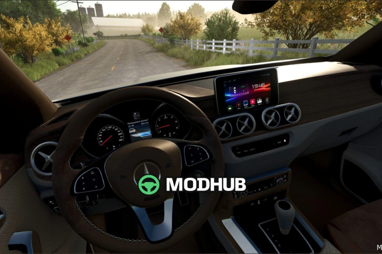 Samochód Mercedes X Class do Farming Simulator 25